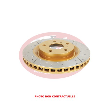 DBA disc brake - 4000 series - XS (Premium Cross-Drilled - Slotted) - 298x70x14 (Unit) NO CE