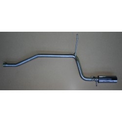 EXHAUST TECINOX - DACIA DUSTER 1500 DCI 4X4 (2010-08/2013) - Rear pipe, without silencer, after particle filter,  MK1 only !