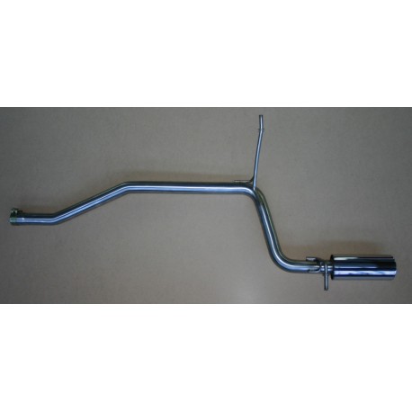 EXHAUST TECINOX - DACIA DUSTER 1500 DCI 4X4 (2010-08/2013) - Rear pipe, without silencer, after particle filter,  MK1 only !