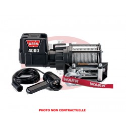 WARN WINCH 4000 ELECT. 12V - 1810KG - CABLE 18,3M/6MM