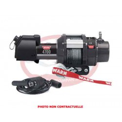 WARN WINCH 4700 ELECT. 12V - 2130KG - CABLE 18,3M/6MM