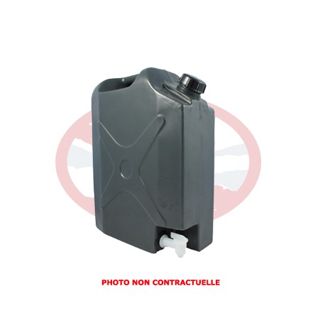 JERRYCAN D'EAU PLASTIQUE 20L Avec robinet