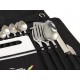 SET DE 24 COUVERTS EN INOX Avec sacoche nylon Frontrunner