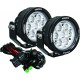 PAIR OF 4.7" 7 LED LIGHT CANNON GEN 2 INCLUDING HARNESS USING DT CONNECTORS 9-32V DC
