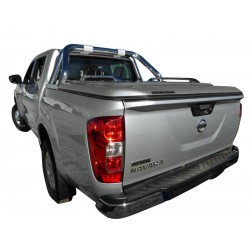TONNEAU COVER CT NISSAN NP300 2016+ KING CAB COMPATIBLE ROLL BAR INOX