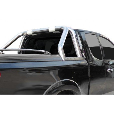 ROLL BAR NOIR DOUBLE TUBE Ø 76 MERCEDES CLASSE X 2017+ DOUBLE CAB