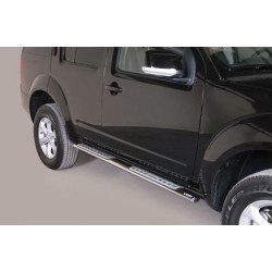 TUBES MARCHE PIEDS OVALE INOX DESIGN NISSAN PATHFINDER 2005/2011