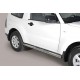 TUBES MARCHE PIEDS OVALE INOX DESIGN MITSUBISHI PAJERO 3 PORTES 2007+