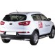 TUBES MARCHE PIEDS OVALE INOX DESIGN KIA SPORTAGE 2010/2015