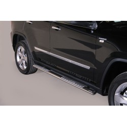 TUBES MARCHE PIEDS OVALE INOX DESIGN JEEP GRAND CHEROKEE 2011+