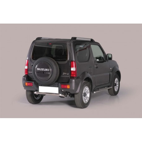 TUBES MARCHE PIEDS OVALE INOX DESIGN SUZUKI JIMNY 2012+ THERMOLA NOIR