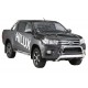 TUBES MARCHE PIEDS OVALE INOX DESIGN TOYOTA HILUX 2016+ DBL CAB