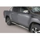 TUBES MARCHE PIEDS OVALE INOX DESIGN TOYOTA HILUX 2016+ DBL CAB