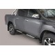 TUBES MARCHE PIEDS OVALE NOIR DESIGN TOYOTA HILUX 2016+ DBL CAB