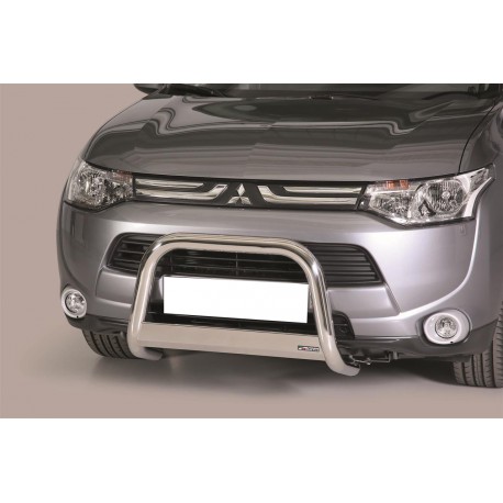 MEDIUM BAR INOX Ø 63 MITSUBISHI OUTLANDER 2013/2015 CE