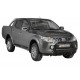 MEDIUM BAR INOX Ø 63 TOYOTA HILUX 2016+ CE THERMOLAQUE NOIR