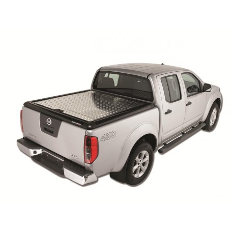 TONNEAU COVER ALU NISSAN NAVARA DOUBLE CAB C-CHANEL 2005/2015