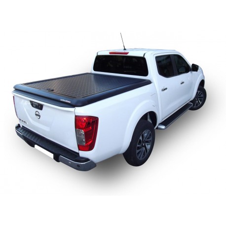 TONNEAU COVER ALU NISSAN NP300 2016+ DOUBLE CAB THERMOLAQUE NOIR