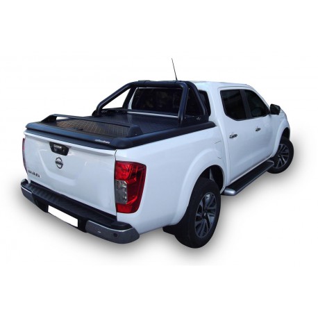 ROLL BAR DOUBLE TUBE INOX Ø 76 MERCEDES CLASSE X POUR TONNEAU COVER UPSTONE - THERMOLAQUE NOIR