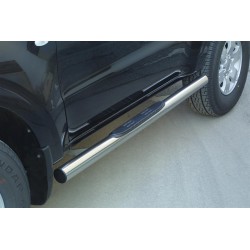 TUBES MARCHE PIEDS INOX Ø 76 MITSUBISHI PAJERO 2.5/3.2 GL/GLX 3P -06