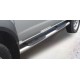 TUBES MARCHE PIEDS INOX  Ø 76 NISSAN NAVARA DOUBLE CAB 2002/2005