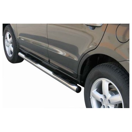 TUBES MARCHE PIEDS INOX  Ø 76 HYUNDAI SANTA FE 2006/2010