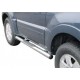 TUBES MARCHE PIEDS INOX Ø 76 MITSUBISHI PAJERO DID 2007+ 3 PORTES