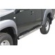 TUBES MARCHE PIEDS INOX Ø 76 MAZDA BT 50 2007/2008 XTRA CAB