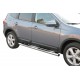 TUBES MARCHE PIEDS INOX  Ø 76 NISSAN QASHQAI +2 2007+