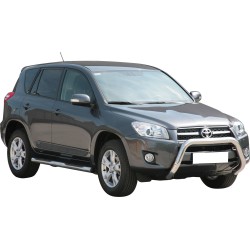 TUBES MARCHE PIEDS INOX Ø 76 TOYOTA RAV 4 2009/2010