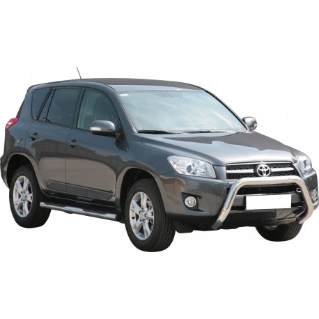 TUBES MARCHE PIEDS INOX Ø 76 TOYOTA RAV 4 2009/2010