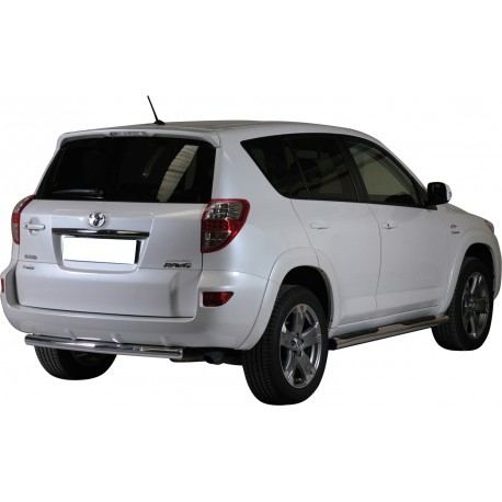 TUBES MARCHE PIEDS INOX Ø 76 TOYOTA RAV4  2010/2012