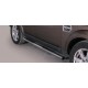 TUBES MARCHE PIEDS INOX Ø 76 LANDROVER DISCOVERY 4 2012+