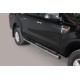 TUBES MARCHE PIEDS INOX Ø 76 FORD RANGER 2012+ DOUBLE CAB