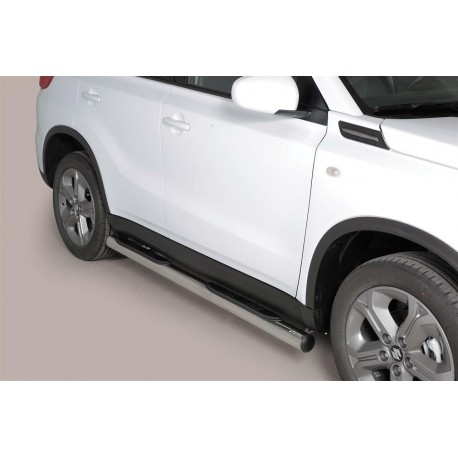 TUBES MARCHE PIEDS INOX Ø 76 SUZUKI VITARA 2015+