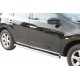 TUBES MARCHE PIEDS OVALE INOX  Ø 76 NISSAN MURANO 2008+