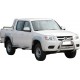 TUBES MARCHE PIEDS OVALE INOX  Ø 76 MAZDA BT50 2009/2011 DBL CAB