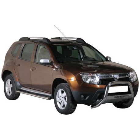 TUBES MARCHE PIEDS OVALE INOX Ø 76 DACIA DUSTER 2010+
