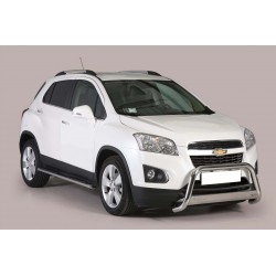 TUBES MARCHE PIEDS OVALE INOX Ø 76 CHEVROLET TRAX 2013+