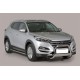 TUBES MARCHE PIEDS OVALE INOX Ø 76 HYUNDAI TUCSON 2015+