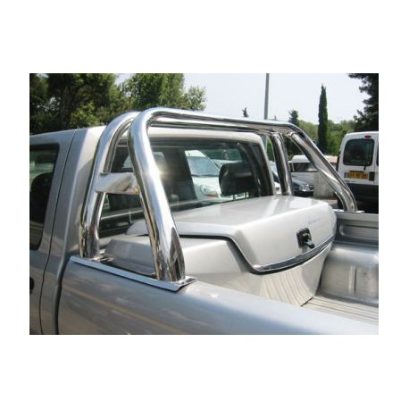 ROLL BAR INOX DOUBLE TUBE OVALE ISUZU D-MAX 2003/2011