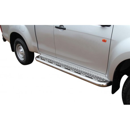 MARCHE PIEDS INOX MTC Ø 76 FORD RANGER 2012+ TOUS MODELES