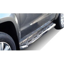 MARCHE PIEDS INOX MTC Ø 76 VOLKSWAGEN AMAROK