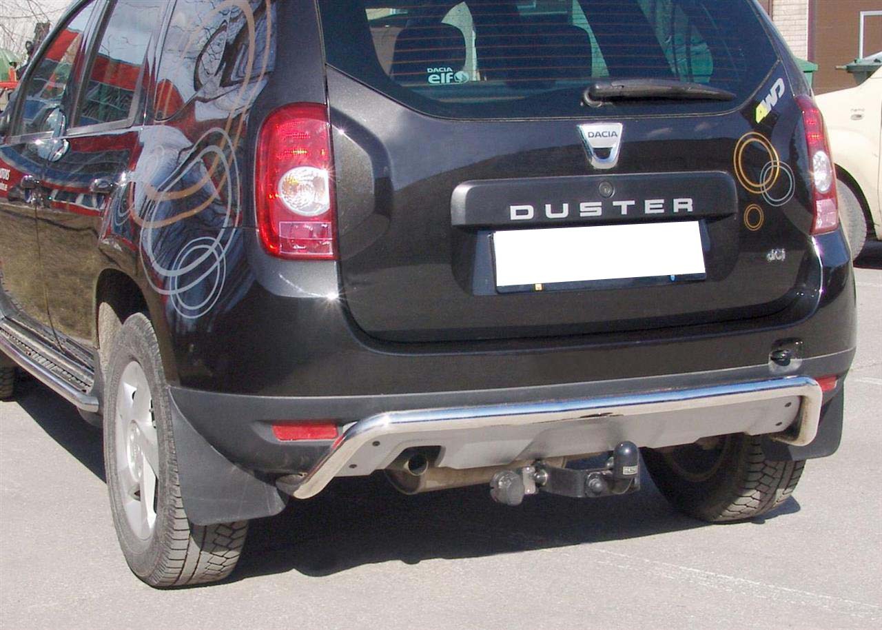 Защита заднего бампера рено дастер. Защита заднего бампера Renault Duster. Защита бампера Рено Дастер 2017. Защита заднего бампера Renault.