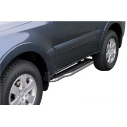 MARCHE-PIEDS INOX Ø50 MITSUBISHI PAJERO DID 2007+ 5 PORTES