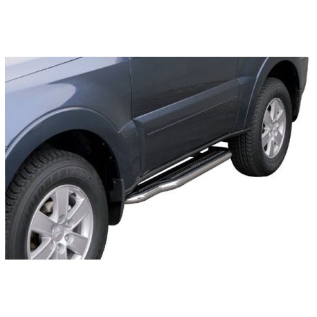 MARCHE-PIEDS INOX Ø50 MITSUBISHI PAJERO DID 2007+ 5 PORTES