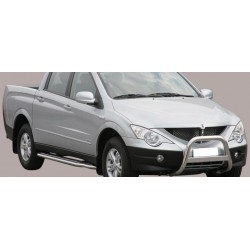 MARCHE-PIEDS INOX Ø50 SSANGYONG ACTYON SPORTS 2007/2012