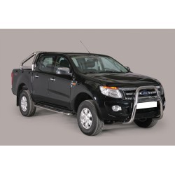 MARCHE-PIEDS INOX Ø50 FORD RANGER 2012+ Double CAB
