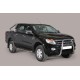 MARCHE-PIEDS INOX Ø50 NOIR FORD RANGER 2012+ Double CAB