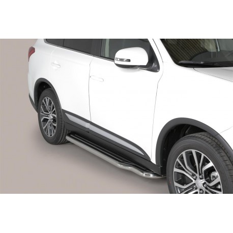 MARCHE-PIEDS INOX Ø50 MITSUBISHI OUTLANDER 2013+/2015+